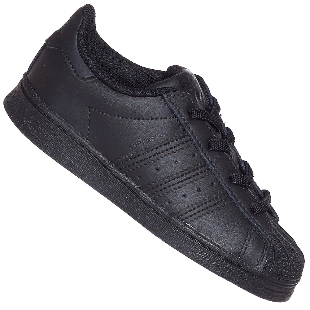 Zapatillas adidas Originals Superstar beb ni o peque o FU7716 negras nuevas