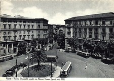 CARTOLINA POSTCARD NON V.TA NAPOLI P.ZZA VANVITELLI ANG. V. BERNINI VOMERO  513
