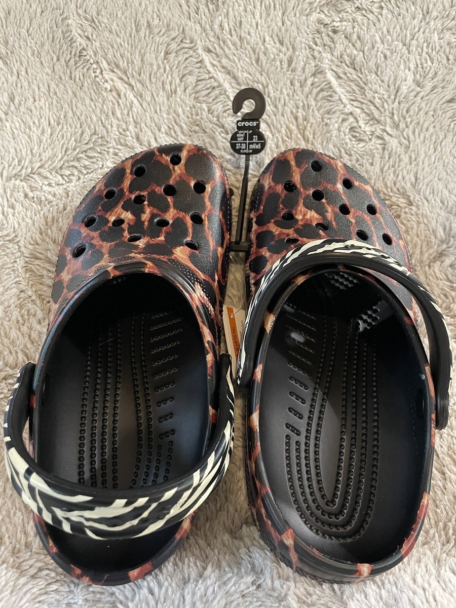 クロックス/crocband animal print clog/23cm希少 クロックス/crocband