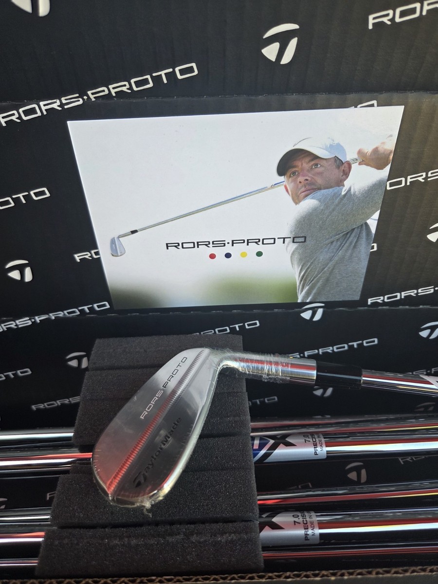 RH Taylormade Rors Proto Blade Iron Set 4-PW in hand. project x t