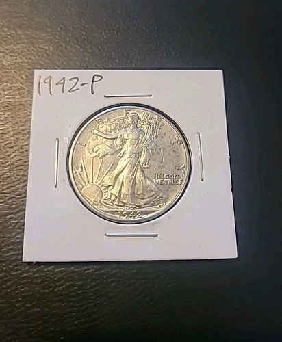 1942 VG + CONDITION WALKING LIBERTY  NICE COIN