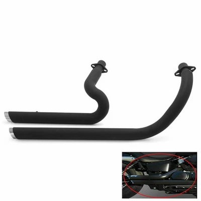 Shortshots Staggered Tuyau d'échappement pr Honda Steed 600 Shadow VT600 VLX 600 - Photo 1/4