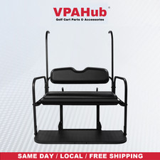 Vpahub Golf Cart Rear Flip Seat For Yamaha G14 G16 G19 G22models Black Cushions Vpahub Golf Cart Rear Flip Seat For Yamaha G14 G16 G19 G22models Black Cushions