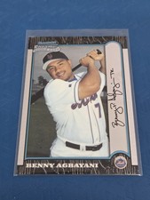 1999 Bowman Chrome RC #429 Benny Agbayani New York Mets BASEBALL Card 4L