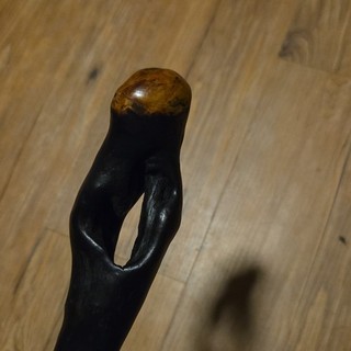Antique Irish blackthorne Shillelagh Walking Stick Cane 36 very hard wood