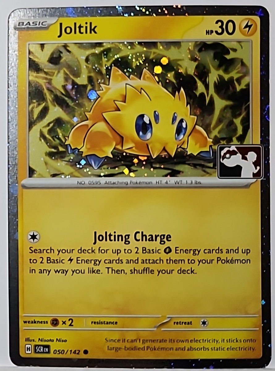 Joltik 050/142 Cosmos Holo Bleed Error Rare Pokémon TCG Prize