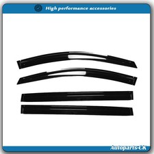 Window Visors Rain Guard Shades For Toyota Sienna 2004-09 Acrylic Black Window Visors Rain Guard Shades For Toyota Sienna 2004-09 Acrylic Black