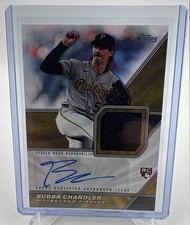 2026 Topps Bubba Chandler #MLMA-BC Major League Materials Auto Gold /50 MEM RC