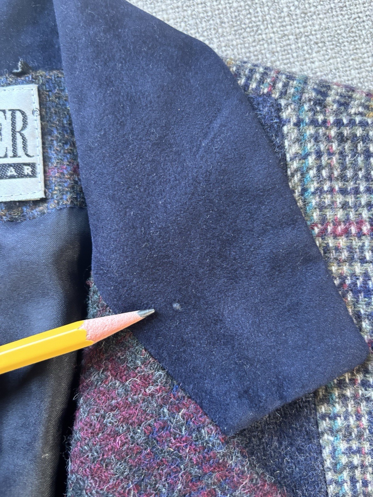 Vintage Character Patchwork Zip Jacket Blazer Poc… - image 12