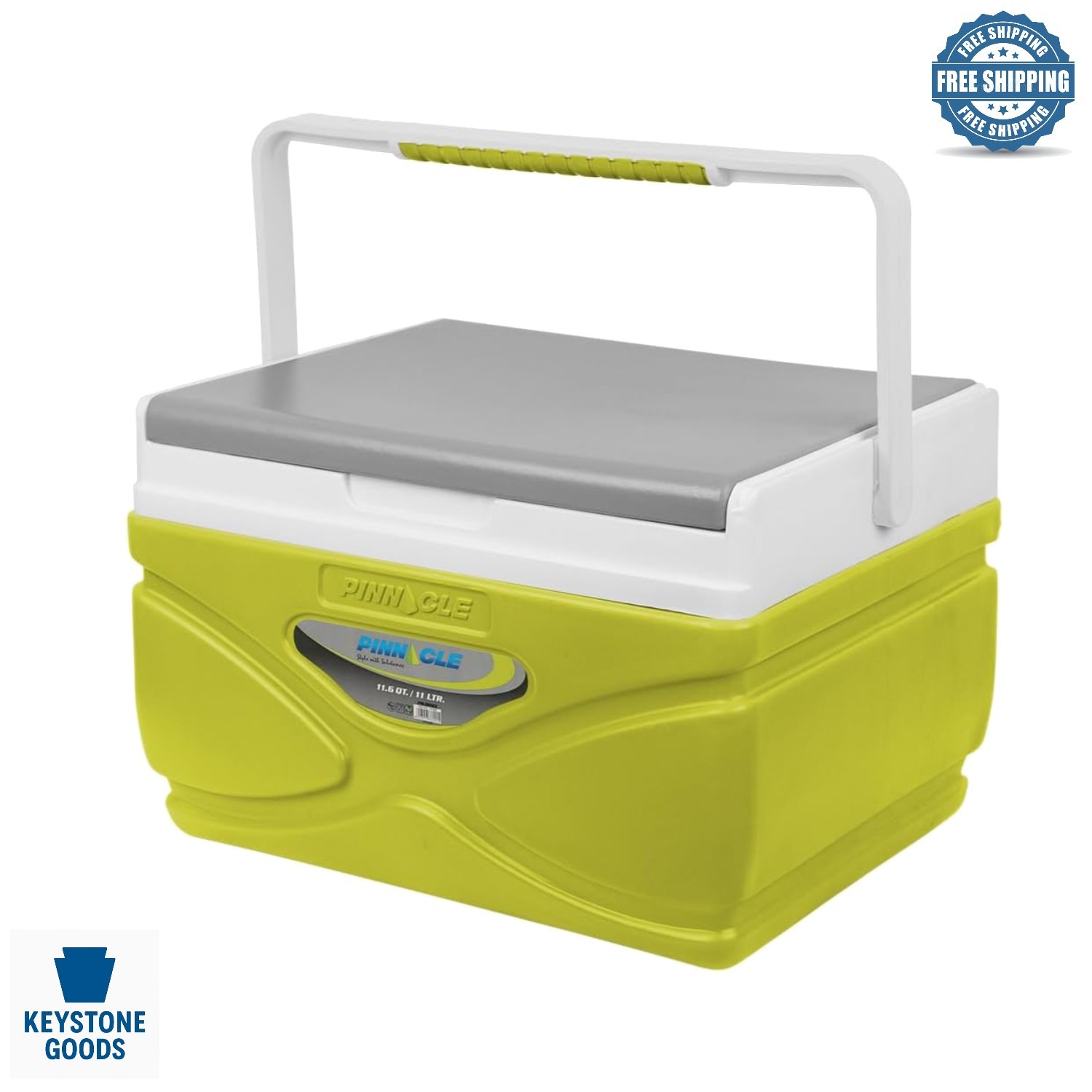 Insulated 4.5L Cooler Lunch Box - Portable, Durable, Keeps Content Cold 48H