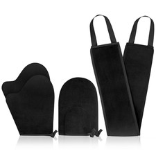5-In-1 Self Tanner Mitt Kit, 2 Thumb Tanning Gloves, 1 Straight Body Mitt, 1 Min