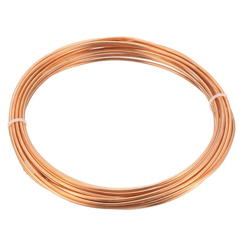 6.5ft Refrigeration Tubing 1.6mm OD 0.6mm ID Length Copper Tubing Coil