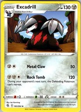 Excadrill 183/264 Uncommon Fusion Strike Pokemon Near Mint