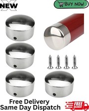 2 Pairs Handrail End Caps, Round Cap, Banister Rail 45MM | UK Fast Free Shipping