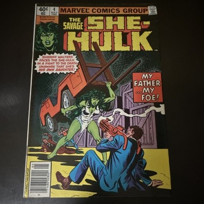 Marvel Comics The Savage She-Hulk #4 (1980) She-Hulk Bronze Age First Printing  