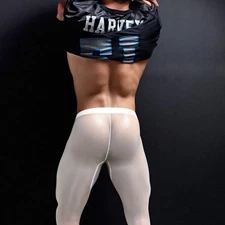 Men's Icy Mesh Base Layer Pants with U-Support Pouch