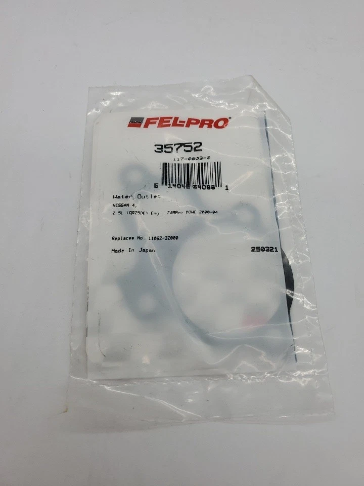 Engine Coolant Thermostat Housing Gasket Fel Pro 35752 Nissan Altima 2002-2018 - Image 2 of 4