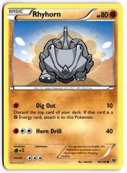 Rhyhorn 60/146 XY Base Set Common
