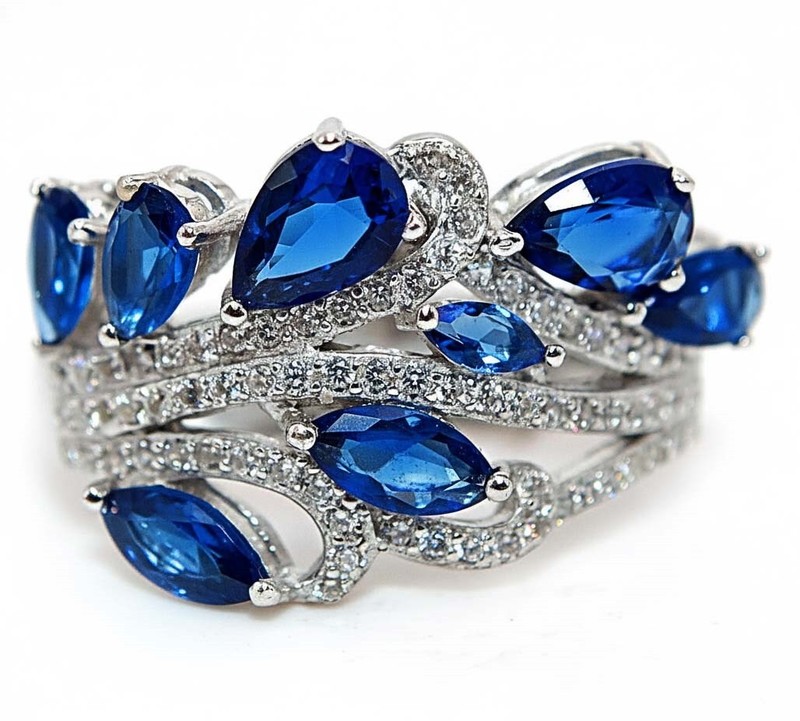 2CT Heat Treated Kyanite 925 Solid Sterling Silver Ring Sz 7 MM4-8