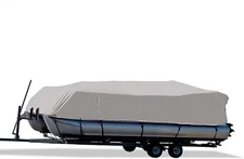 Carver Pontoon Boat Cover  Flex-Fit- 20' to 22', Haze Gray-78009