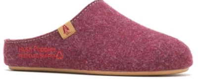 Hush Puppies The Good Slipper Damen Burgund Slipper Kissen Schaumstoff Pantolette Slipper