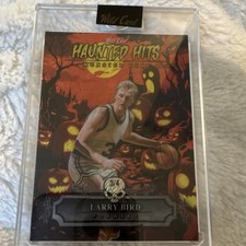 Wild Card Haunted Hits Monster Hunt Larry Bird Serial #HHP-LB Limited 3/4