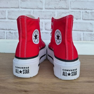 Converse Chuck Taylor Lift Double Stack Hi Sz 7 Men\'s shoes Sneaker Red A15542C s-l1200.jpg main image 3