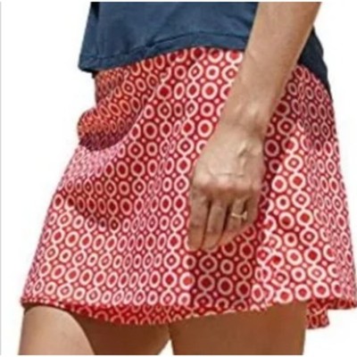 RipSkirt Hawaii sz M  Orange Dot Wrap Mini Skirt Length 1