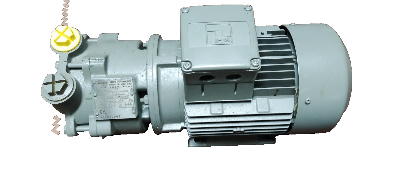 Flowserve SIHI MOTTO 50 AZ Liquid Ring Vacuum Pump + IE3 1.8kW Motor -