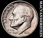 1951 Roosevelt Dime- Silver- Choice Gem Proof Luster No Reserve #J6311