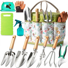 Garden Tool Set 11-Piece Heavy Duty Gardening Hand Tools - Rust-Resistant