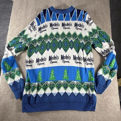 Cerveza Modelo XL Ugly Sweater Partyugly sweater   Ugly Christmas Sweater Jump