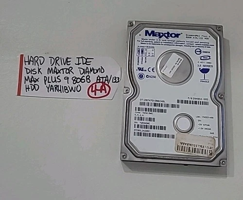 Hard Drive IDE Disk Maxtor Diamond Max Plus 9 80 GB ATA/133 HDD YAR41BW0 (4-A)