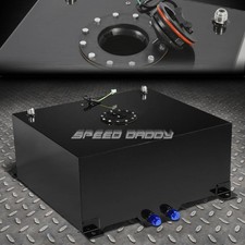 20 Gallon Black Coated Aluminum Racingdrifting Fuel Cell Gas Tanklevel Sender