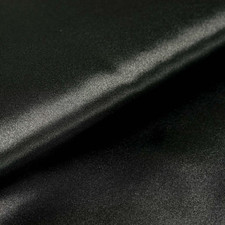 54-Inch X 10 Yards Black Satin Fabric by the Bolt - Wedding Party Decorations Se