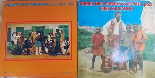 Prince Nico Mbarga & Rocafil Jazz 2 LP Lot Free Education Sweet Mother Rounder