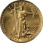 1986 Gold American Eagle $10 NGC MS69 Superb Eye Appeal Strong Strike