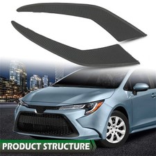 Front Bumper Insert Fog Light Cover Fit For 2020-2022 Toyota Corolla LE XLE