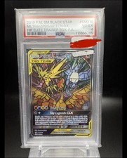 2019 SM BLACK STAR PROMO MOLTRES & ZAPDOS & ARTICUNO GX PSA 4 ERROR CARD CRINGED