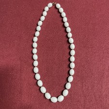 White Beaded Necklace - WHT Bead1