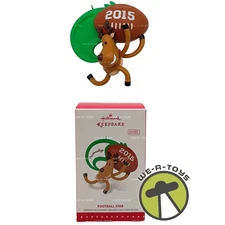 Football Star Personalizable Hallmark Keepsake Ornament 2015 New QG01407