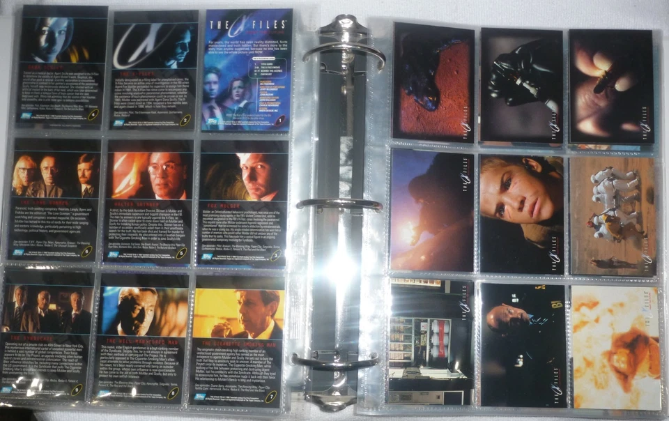 Juego de 72 cartas de película X-Files 1 autógrafo Bruce Harwood 3 tarjetas insertadas misteriosas Foto 3 de 4