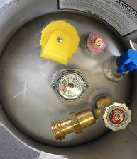 FORKLIFT LPG 15KG CYLINDER WITH FAST FILL CONNECTOR FOR FUEL STATIONS FULL VALVE