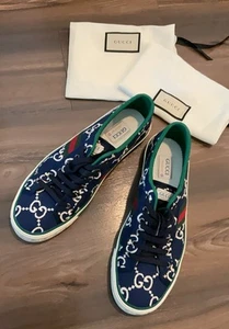 Taille 10 Gucci Tennis 1977 bleu encre