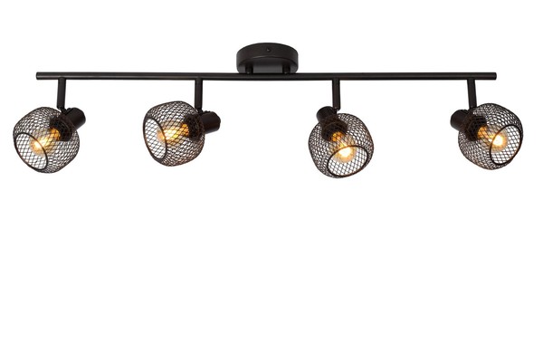 Deckenleuchte Schwarz Metall Schwenkbar Verstellbar L:76 Cm E14 Deckenlampe Flur-image