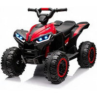 12V Kids Ride on Quad Bike Remote 2 Speeds LED Music Horn Age 3-5 83x53x56 Cm
