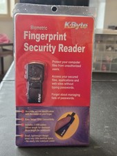KByte Biometric Fingerprint Security Reader USB New Old Stock Sealed Package