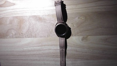 Samsung Galaxy Watch3 SM-R855 41mm Stainless Steel Case with Leather Strap