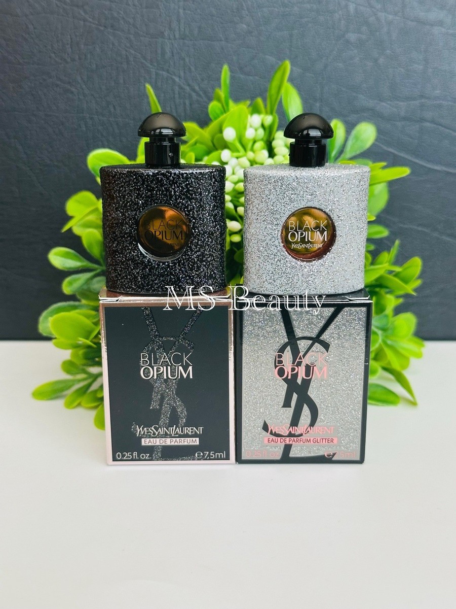 ！バラ売り可！　ミニ香水　7点セット（フラワーボム、Black Opium等） YSL Black Opium EDP & Black Opium Glitter Mini 7.5ml Each (Dabber