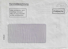 Bund Postsache mit Werbung auf der R&uuml;ckseite - VGO Chemnitz 1991